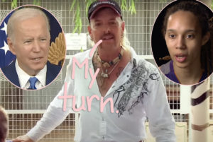 Joe Exotic Is Pissed About Brittney Griner Prison Exchange & Wants Joe
