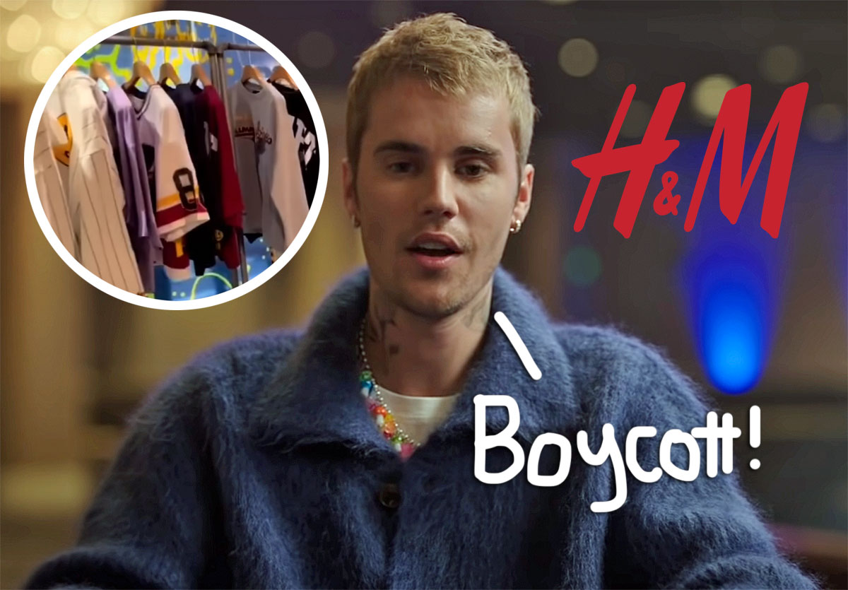 #Justin Bieber Accuses H&M Of Selling ‘TRASH’ Unauthorized Merch Without His Permission!