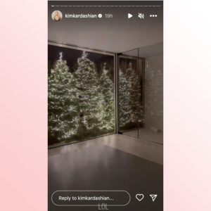 Kim Kardashian Reveals This Year's Christmas Decorations - LOOK