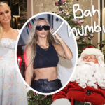 Kim Kardashian ROASTED For 'Disrespectful' Outfit At Paris Hilton's Lavish Christmas Party -- LOOK!