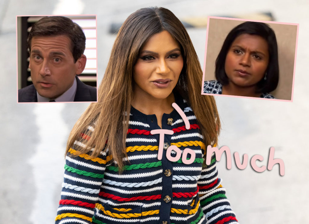Mindy Kaling Says There's No Way The Office Could Be Made Today Because  It's So 'Inappropriate'! - Perez Hilton