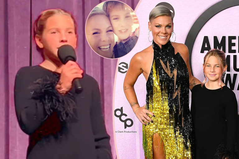 Pink S Daughter Willow Is Destined For The Stage Perez Hilton