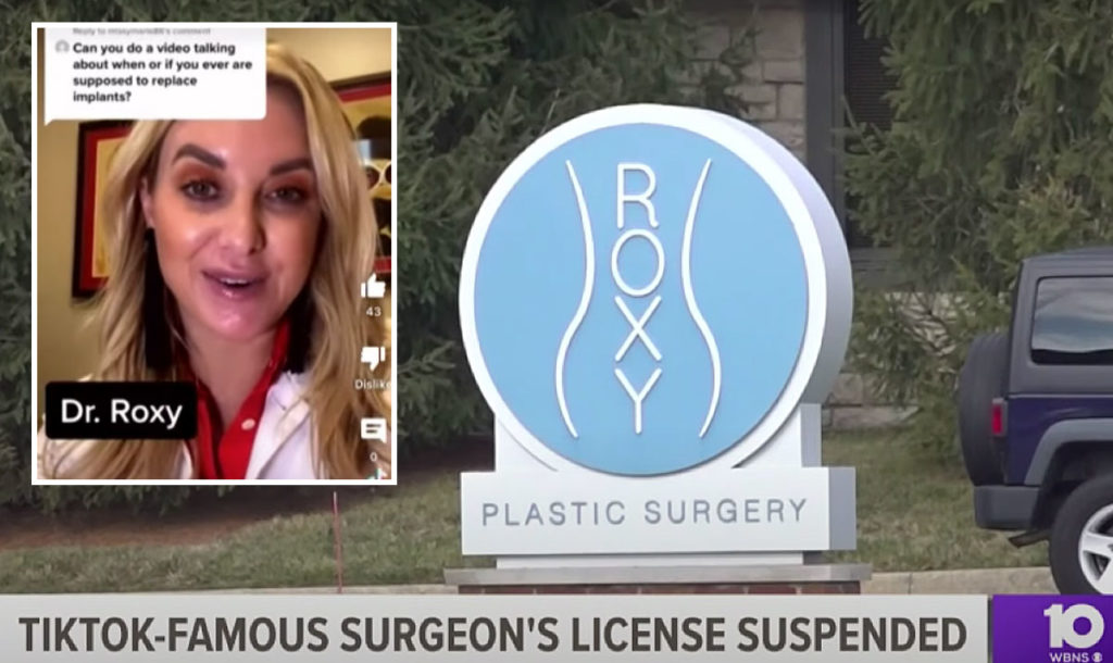 Dr roxy deals license suspended