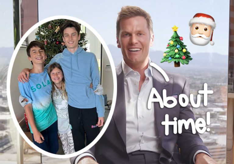 Tom Brady Finally Reunites With Kids For Belated Christmas Celebration ...