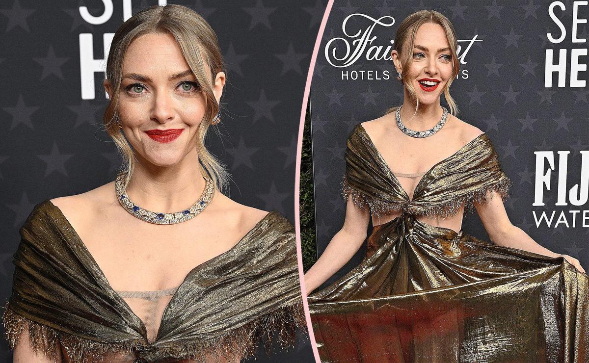 #Amanda Seyfried’s Dress Kept Breaking At The Critics’ Choice Awards!