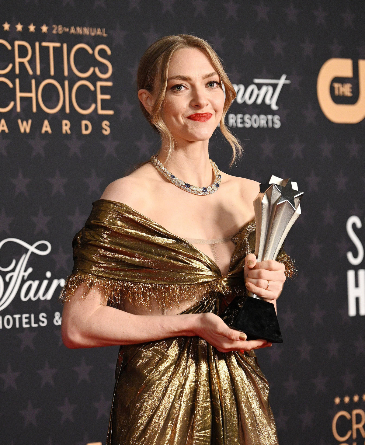 Amanda Seyfried's Dress Kept Breaking At The Critics' Choice Awards