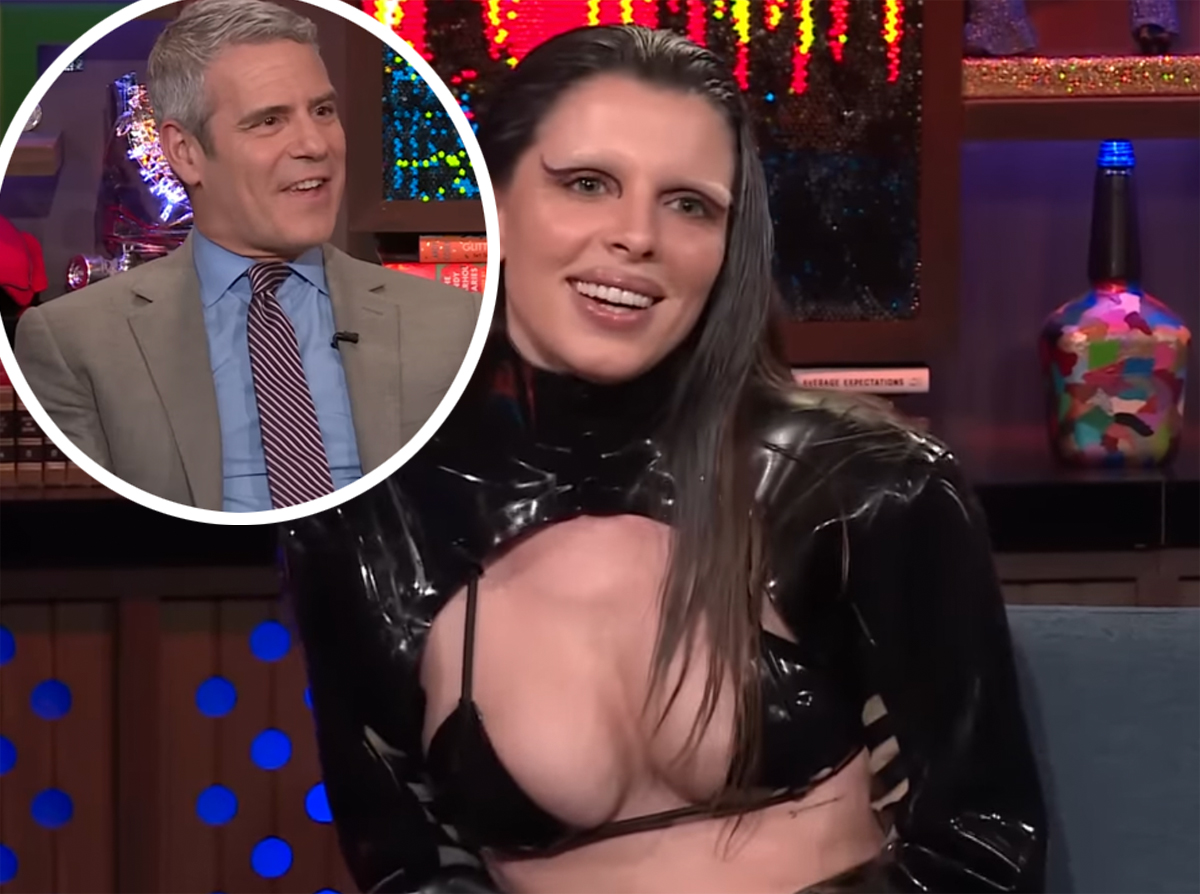 #Julia Fox Makes Andy Cohen Uncomfortable In WILD WWHL Appearance!