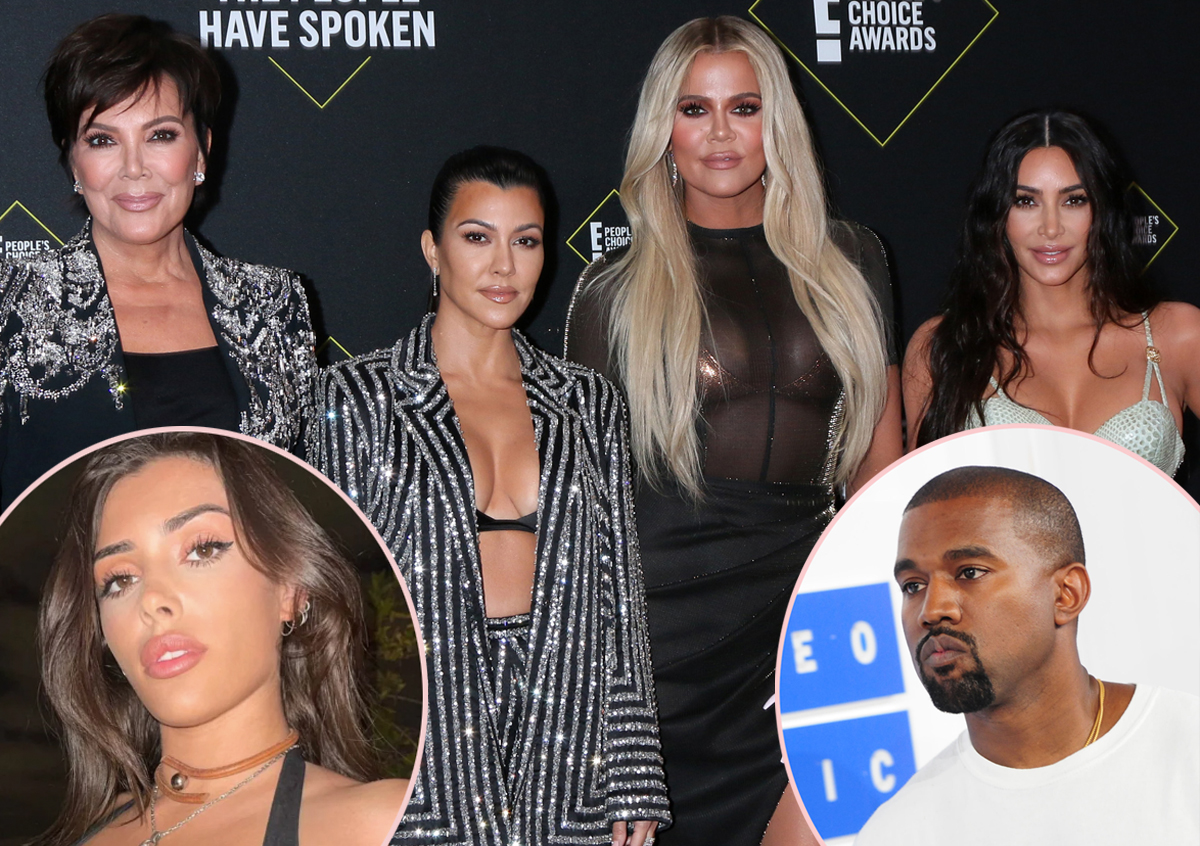 #Why The Kardashians Are ‘Nervous’ About Kanye West’s New Marriage To Bianca Censori!