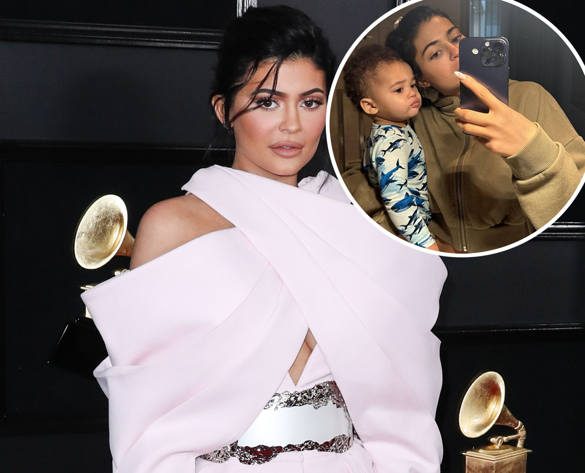 #Kylie Jenner Finally Shares First Full Pic Of Her Son AND Reveals His New Name!