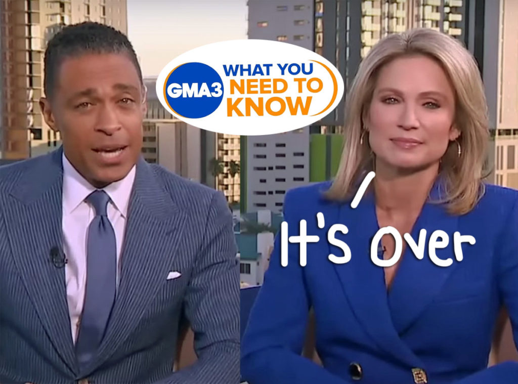 Amy Robach & T.J. Holmes Reportedly Out For Good At GMA - But