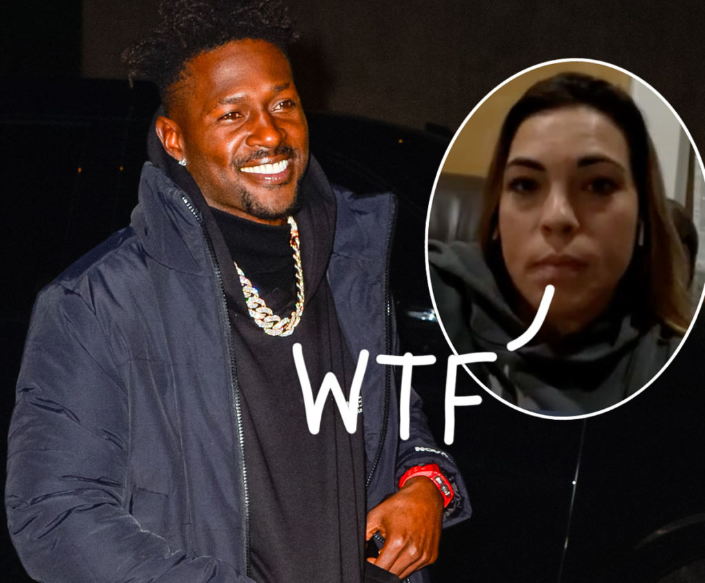 1024px x 847px - NFL Star Antonio Brown Kicked Off Snapchat After Posting Sexually Explicit  Pics Of Baby Momma! - Perez Hilton
