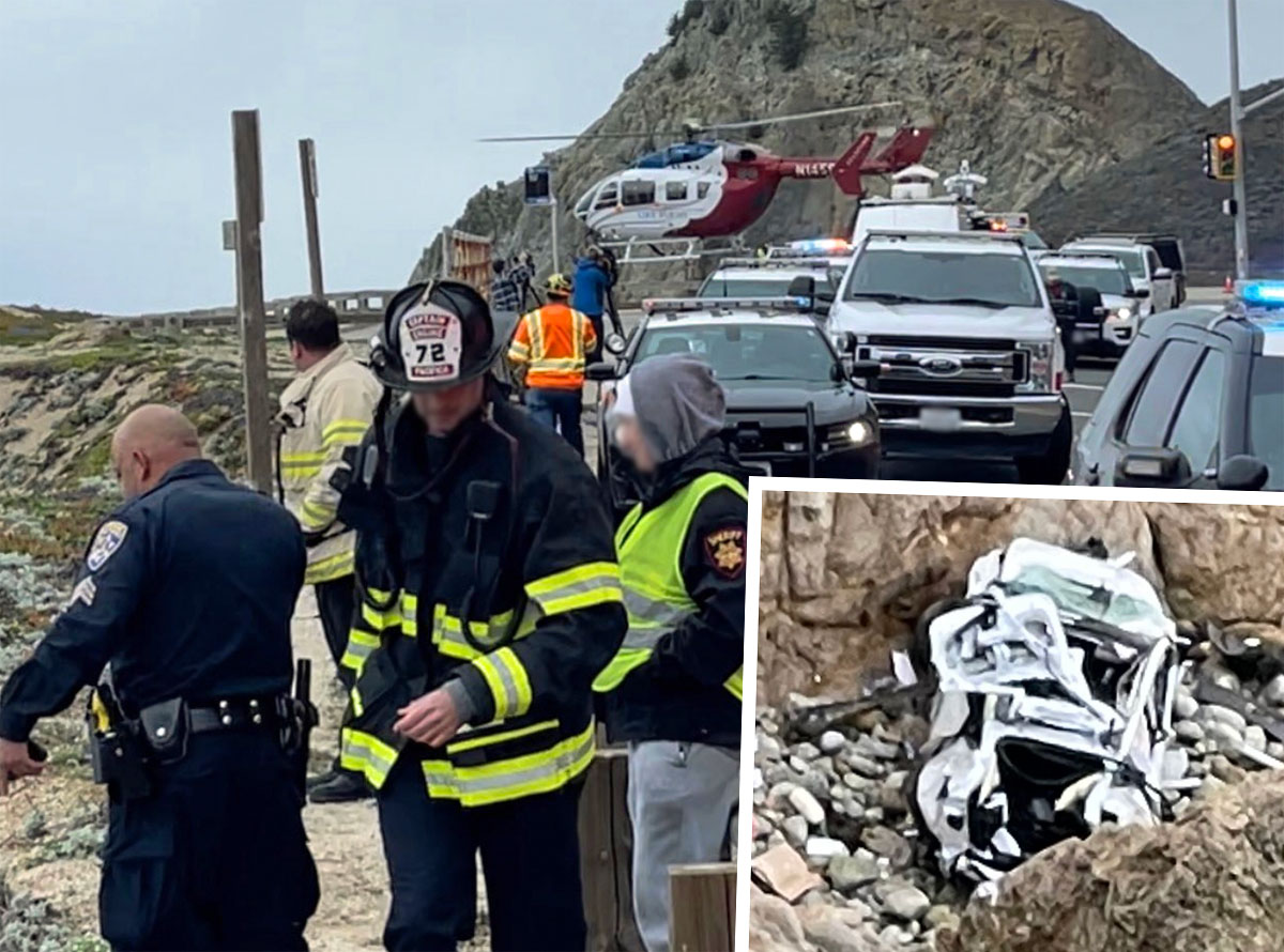 #Dad Charged With Attempted Murder After Driving Family Off 250-Foot Cliff — But They ALL SURVIVED ‘Miracle’ Landing!!!