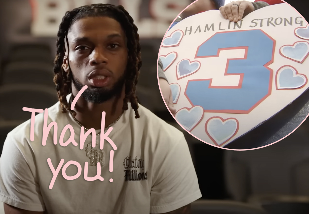 Damar Hamlin thankful, speaks publicly for 1st time in video