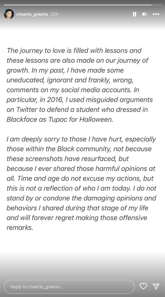 Greer Blitzer Blackface Tweets Apology