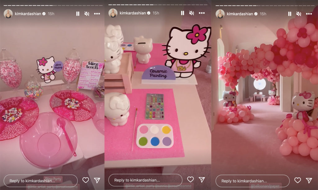 Kim Kardashian Celebrates 'Twin' Chicago West's 5th Birthday With Hello Kitty Theme -- And Without Kanye West!