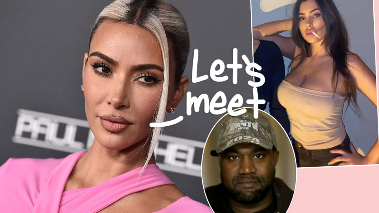 A Warning?? Kim Kardashian Wants To 'Have A Sit Down' With Kanye West's New Wife Bianca Censori... - Perez Hilton