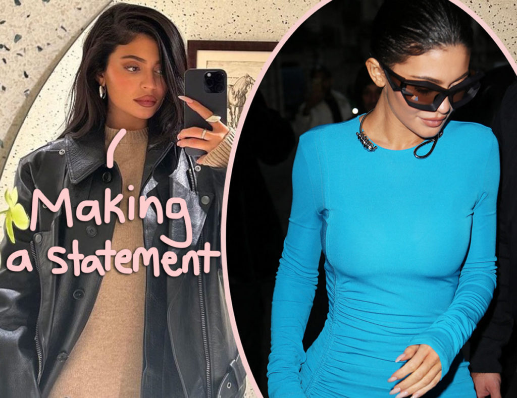 Kylie Jenner Caught Wearing Controversial Noose Shaped Necklace Perez Hilton 