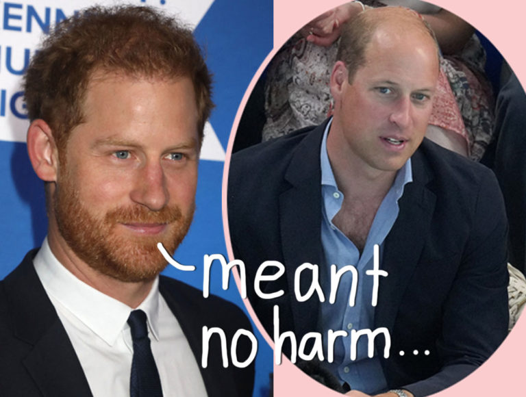 Prince Harry Claims Dig At William's 'Alarming Baldness' Wasn't A Diss ...