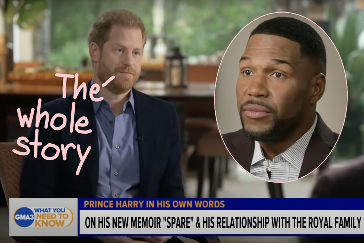 #Prince Harry Sits Down With GMA’s Michael Strahan For EPIC Interview Ahead Of Memoir Release — Highlights HERE!