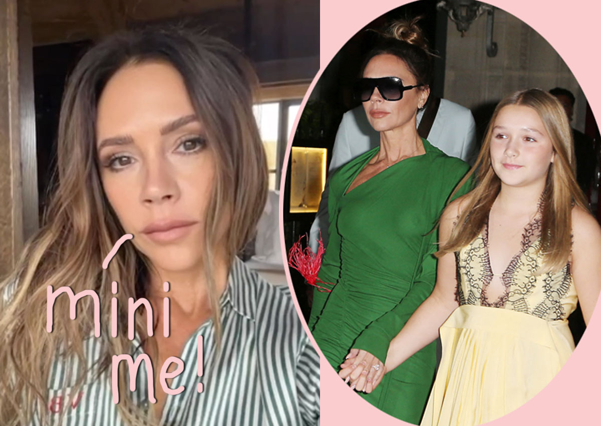 #See Victoria Beckham’s 11-Year-Old Daughter Wearing One Of Mom’s Designs!