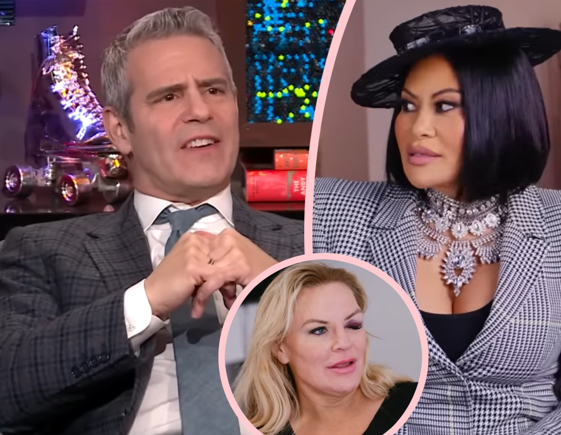 #Andy Cohen Calls BS! He Thinks Jen Shah Gave Heather Gay That Black Eye!