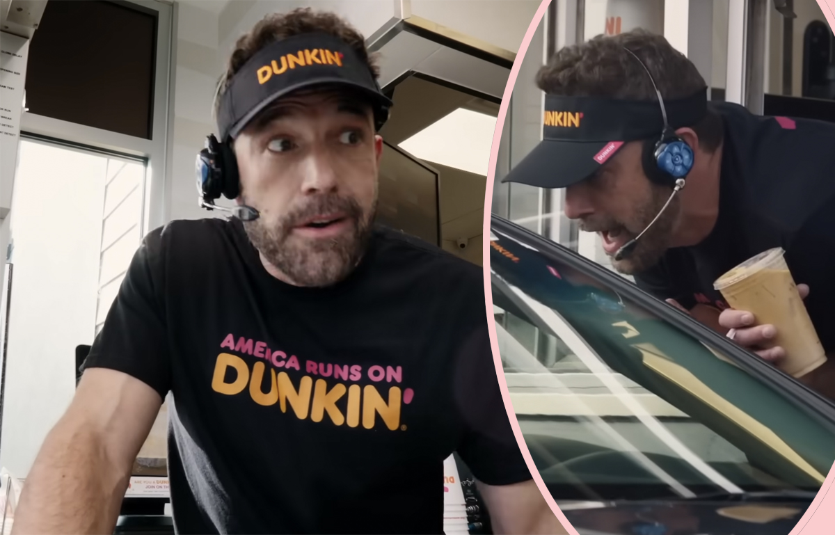 #Ben Affleck Dunkin’ Ad Had Some Truly Ridiculous Bloopers! Watch!