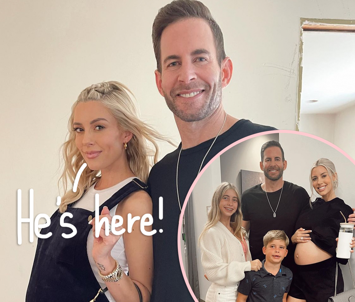 #Heather Rae Young & Tarek El Moussa Welcome Their First Child Together — See The Pic!