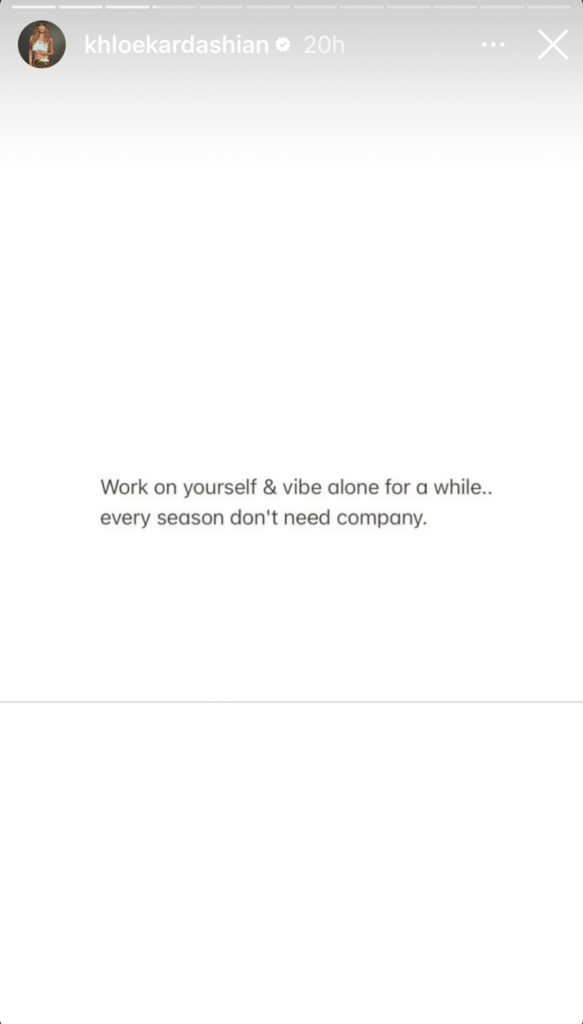 Cryptic Khloé Kardashian Seemingly Responds To Tristan Thompson