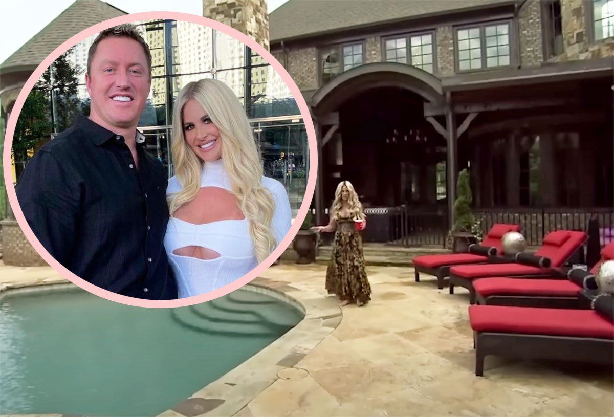 Kim Zolciak-Biermann Films Husband Kroy Cleaning Their Mansion in His Underwear After Foreclosure News