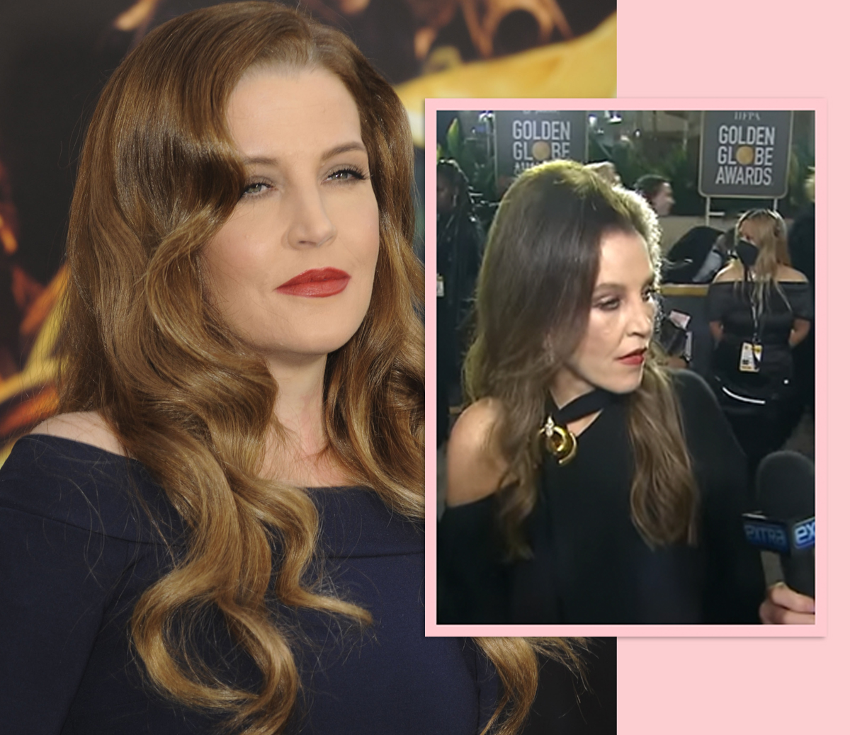 #Lisa Marie Presley Reportedly Felt ‘Stressed’ About Being Seen In Public For The Golden Globes Before Her Death