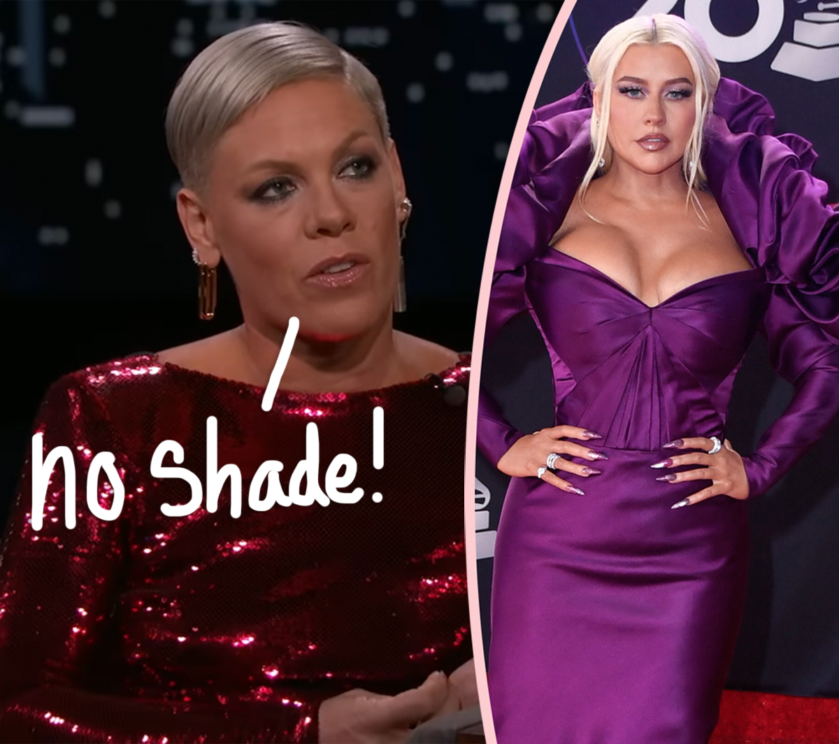 #Pink Denies ‘Shading’ Christina Aguilera With Lady Marmalade Video Comments!