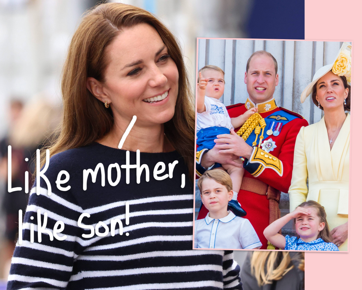 #OMG! Princess Catherine Looks Just Like Prince Louis In Adorable Pic Of Herself As A Baby!