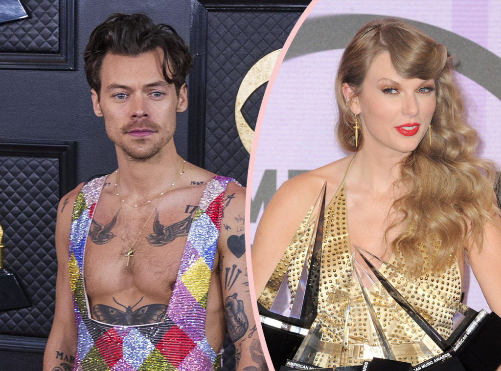 Taylor Swift Went All Out Showing Her Support For Ex Harry Styles At The Grammys Perez Hilton 