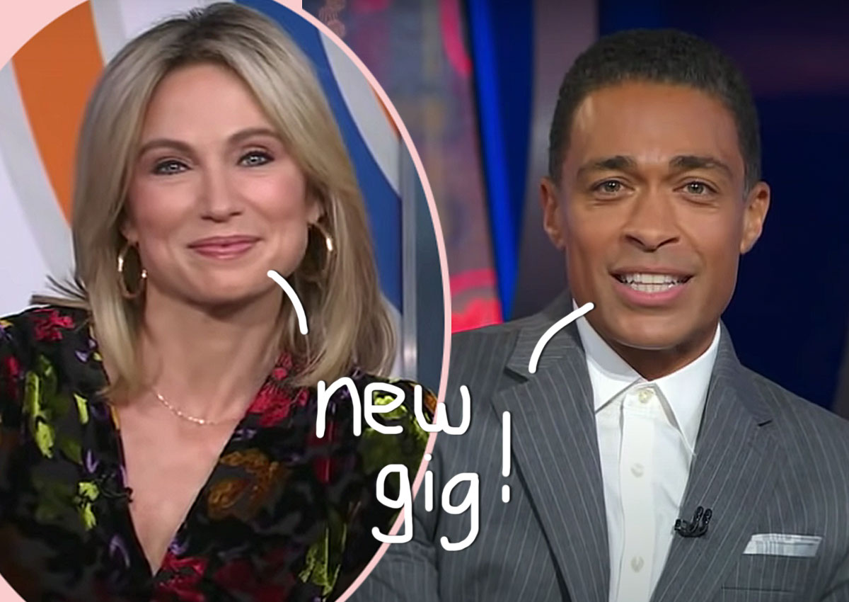 Amy Robach & TJ Holmes Reportedly In Talks For New Job At THIS Rival  Network! - Perez Hilton