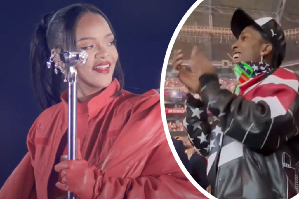 Rihanna rocks stunning pregnancy look after Super Bowl with A$AP Rocky