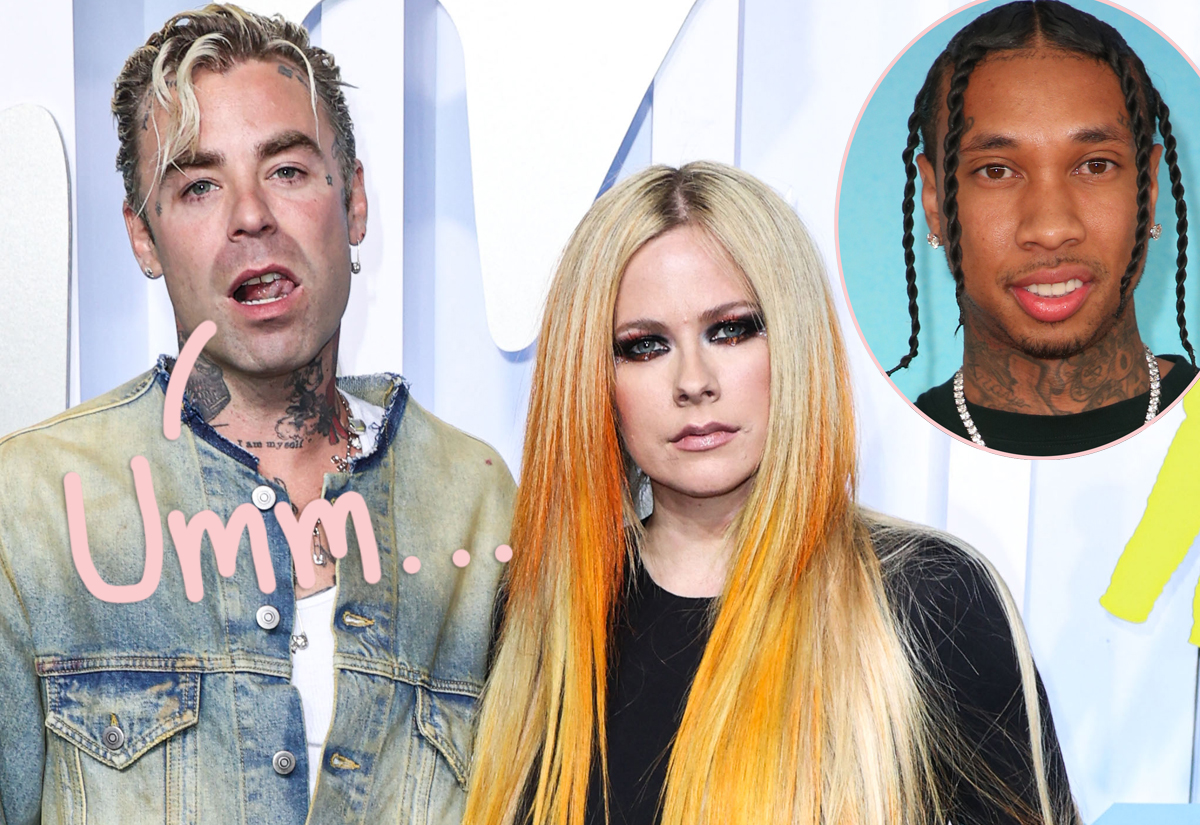 Avril Lavigne Spotted Hanging Out With & Hugging Tyga?! What About Mod