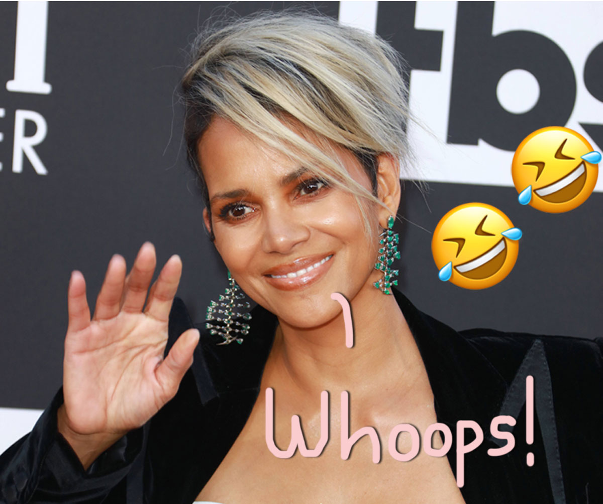 #Halle Berry Shares Hilarious Video After Falling Flat On Her Face At Charity Event!