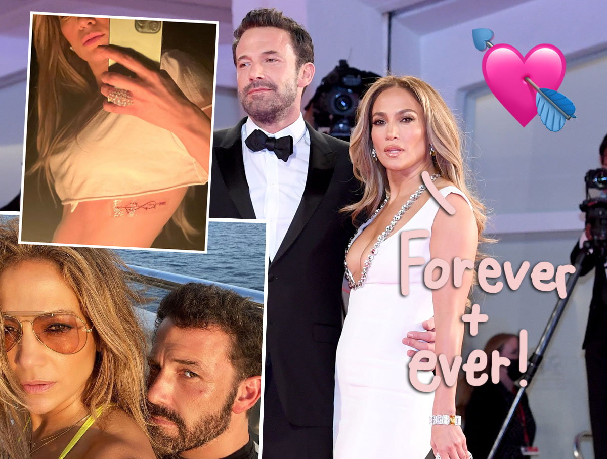 Jennifer Lopez  Ben Affleck Get Their Names Tattooed On Each Other for  Valentines Day Photo 4894431  Ben Affleck Jennifer Lopez Tattoo  Valentines Day Photos  Just Jared Entertainment News