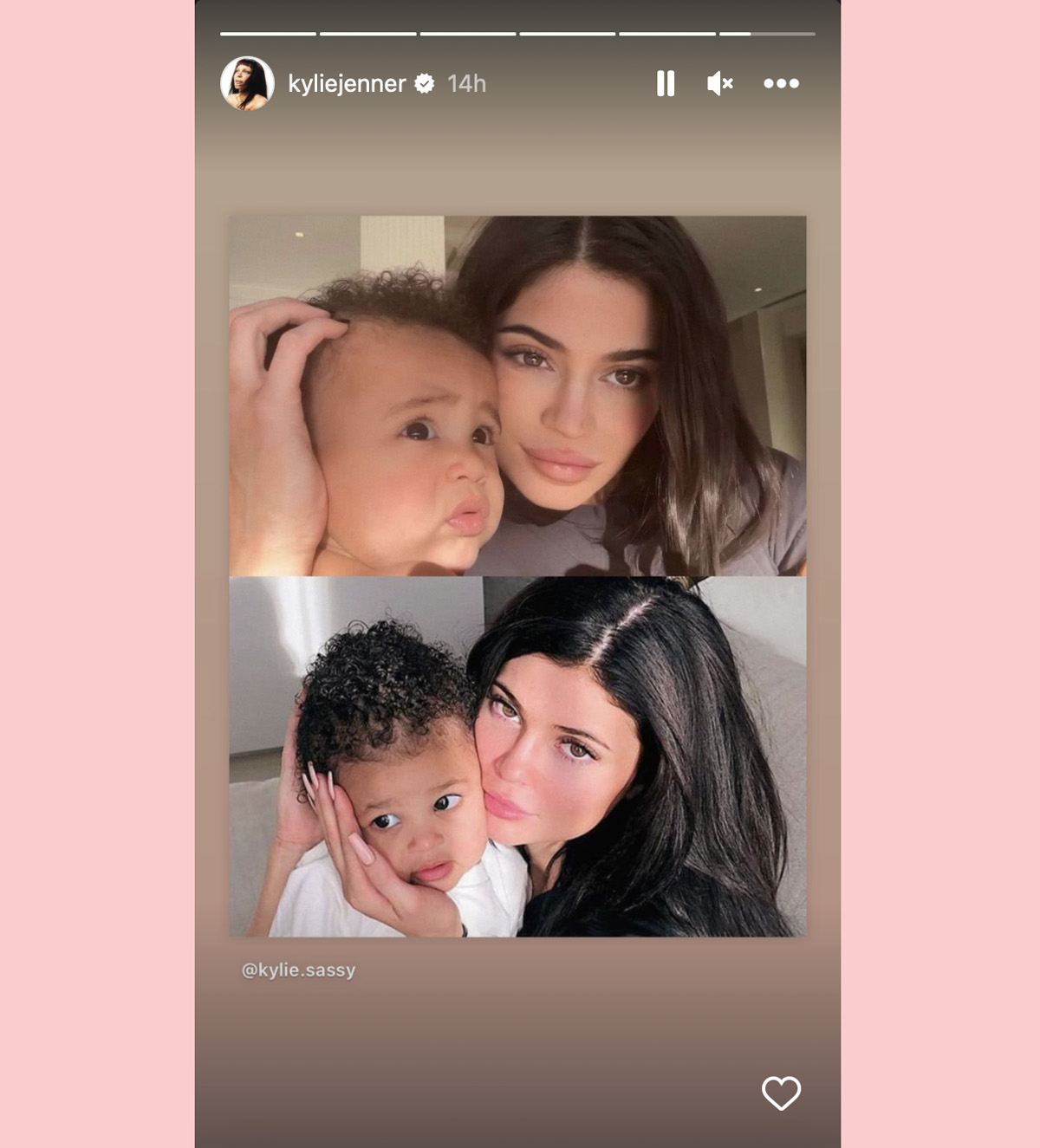 Kylie Jenner S New Pics Prove Son Aire Looks Just Like Daughter Stormi So Cute Perez Hilton