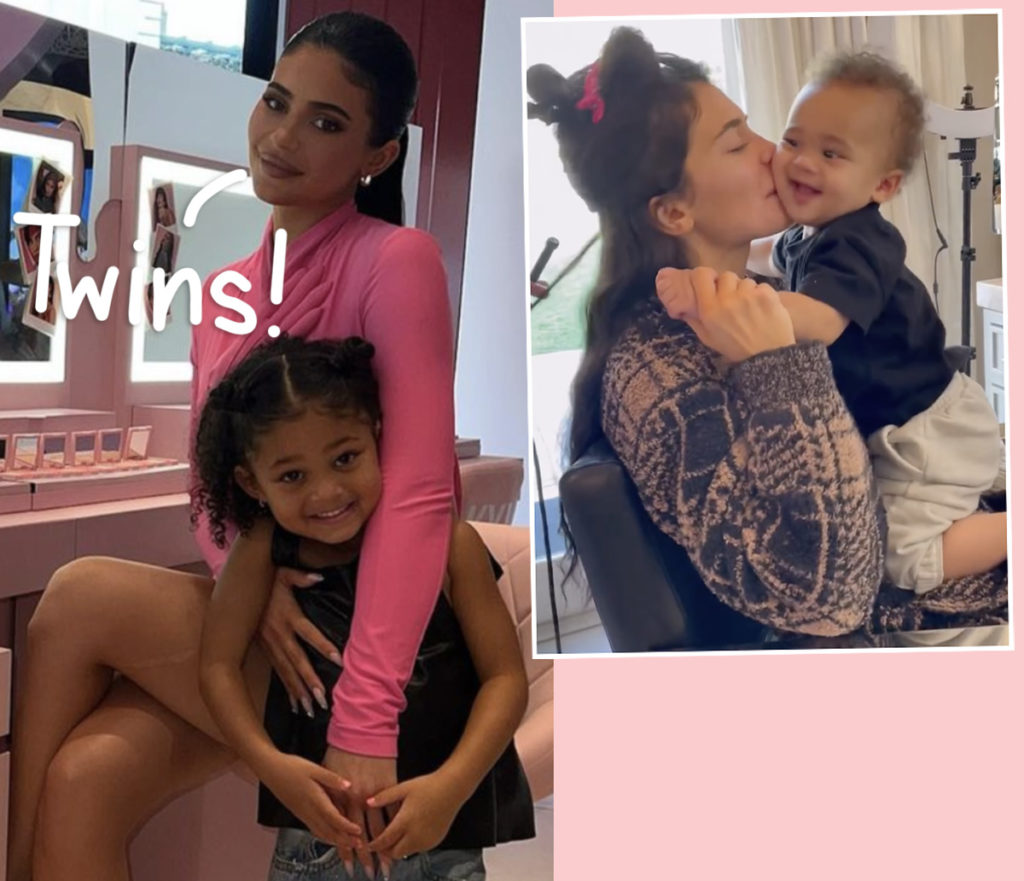 Kylie Jenner's New Pics Prove Son Aire Looks JUST LIKE Daughter Stormi ...
