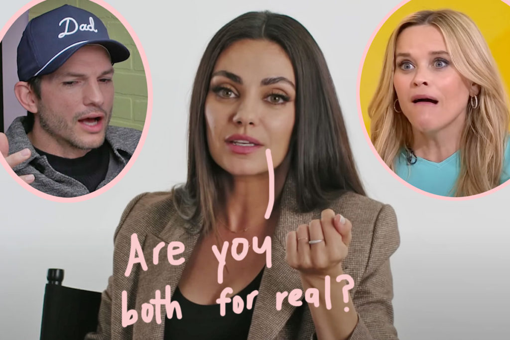 Ashton Kutcher Thought Mila Kunis Was Watching Porn... But She Was Actually  Sucked Into Bridgerton! - Perez Hilton