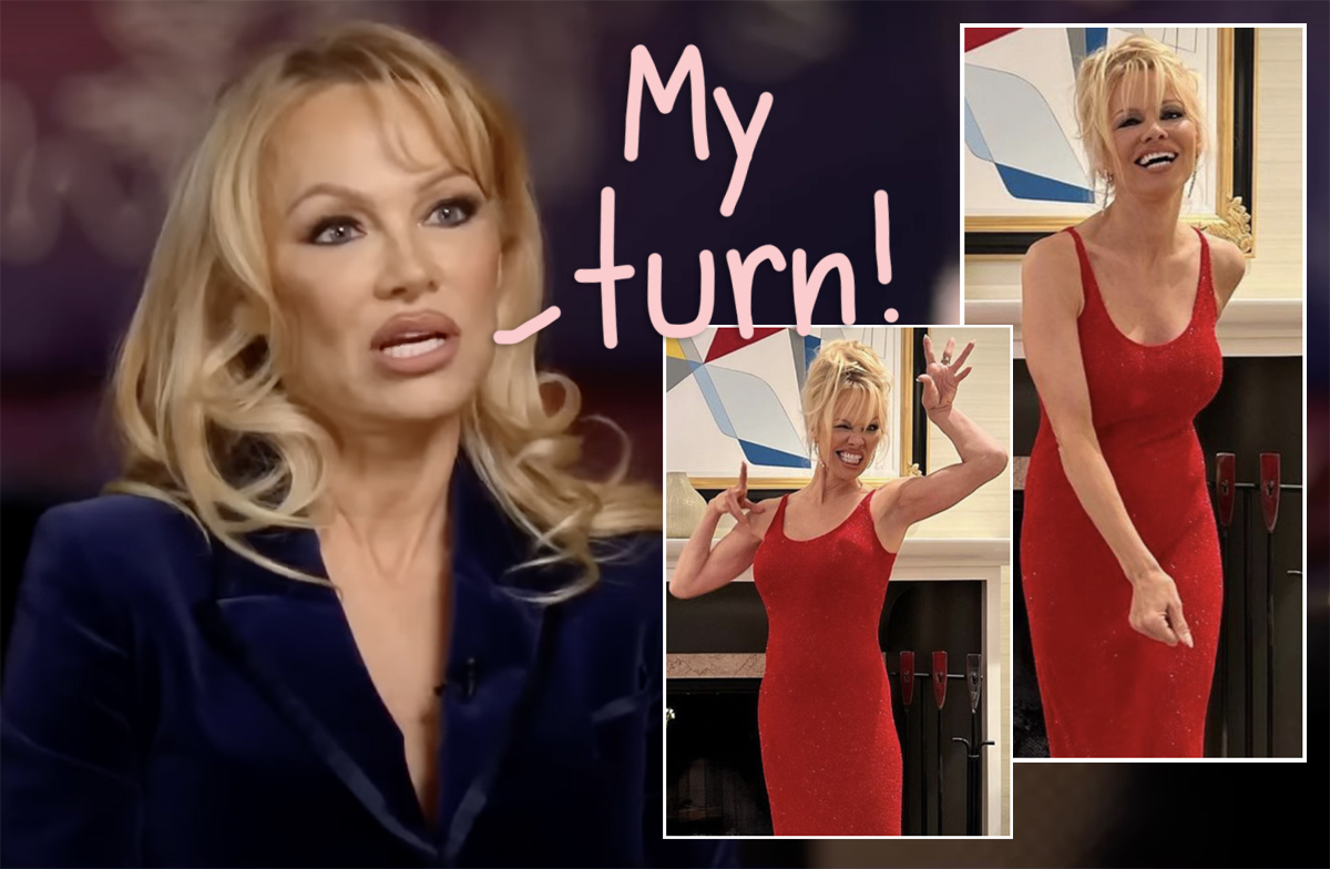 #Pamela Anderson Posts A Very Special Valentine’s Tribute… To HERSELF!