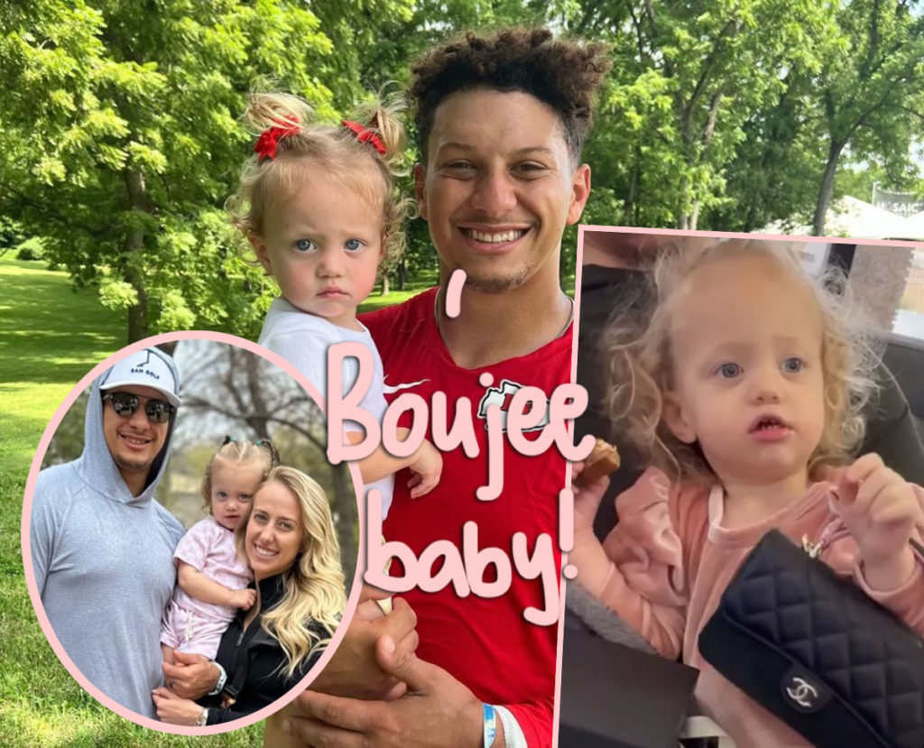 Brittany Mahomes and Daughter Go on Field to Celebrate Patrick