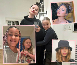 North West & Selena Gomez's Sister Gracie Hang Out In New TikTok Amid