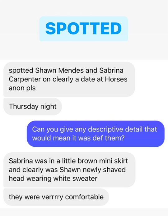 Shawn Mendes Dating Sabrina Carpenter