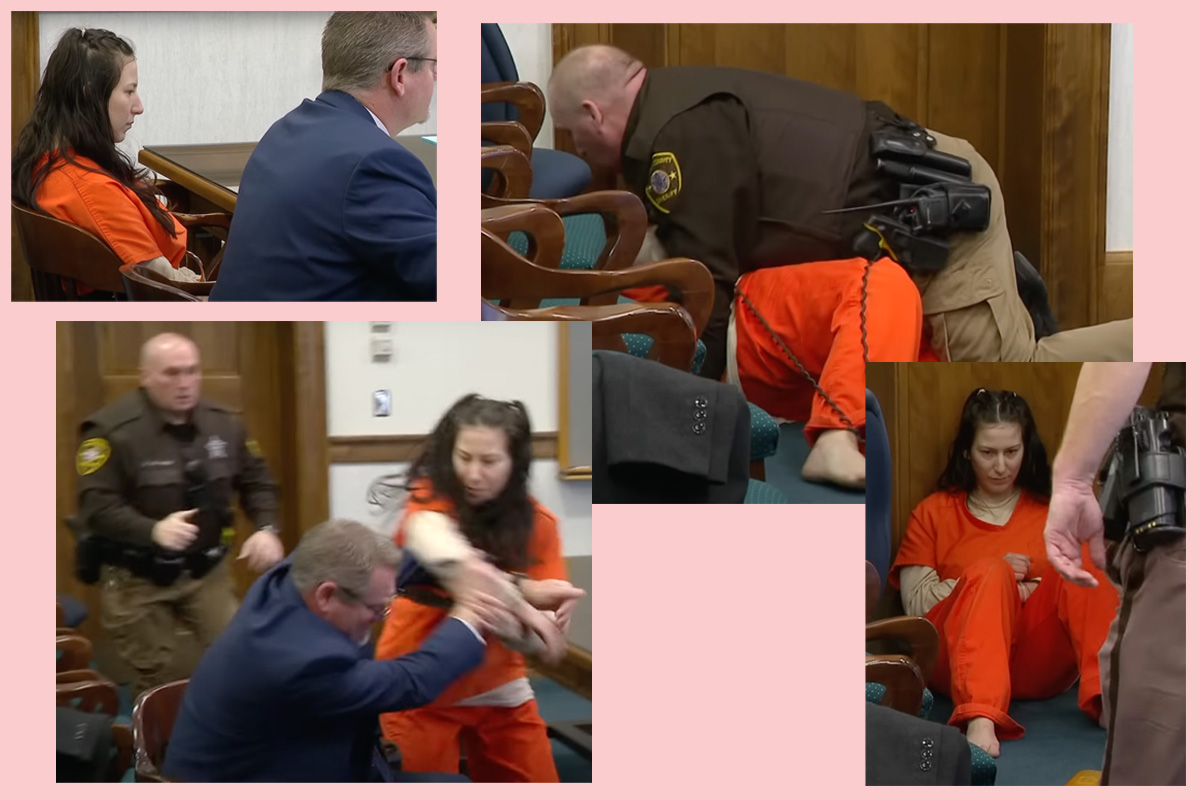 Omg Woman Accused Of Dismemberment Murder Viciously Attacks Her Own Attorney In Court Video