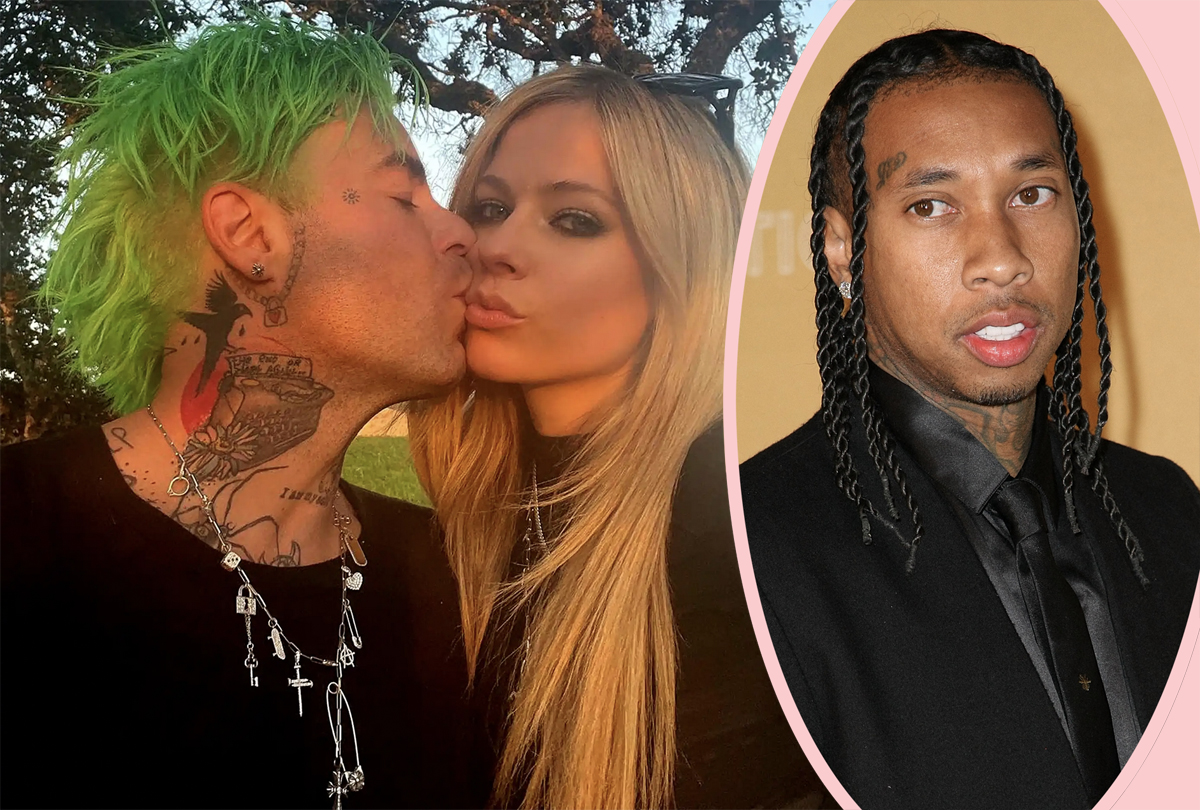 Avril Lavigne Sending Message With Outfits And Another Tyga Hangout After Mod Sun Breakup 