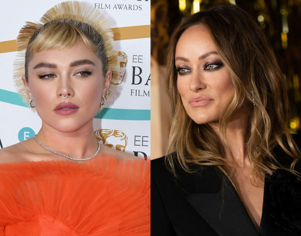 Florence Pugh Olivia Wilde Completely Avoid Each Other At Pre Oscars Party After Their Dont