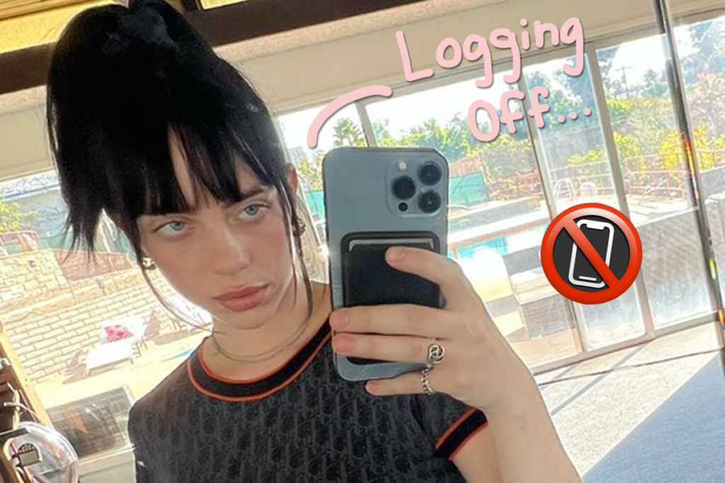 Billie Eilish says she deleted all social media apps from her phone