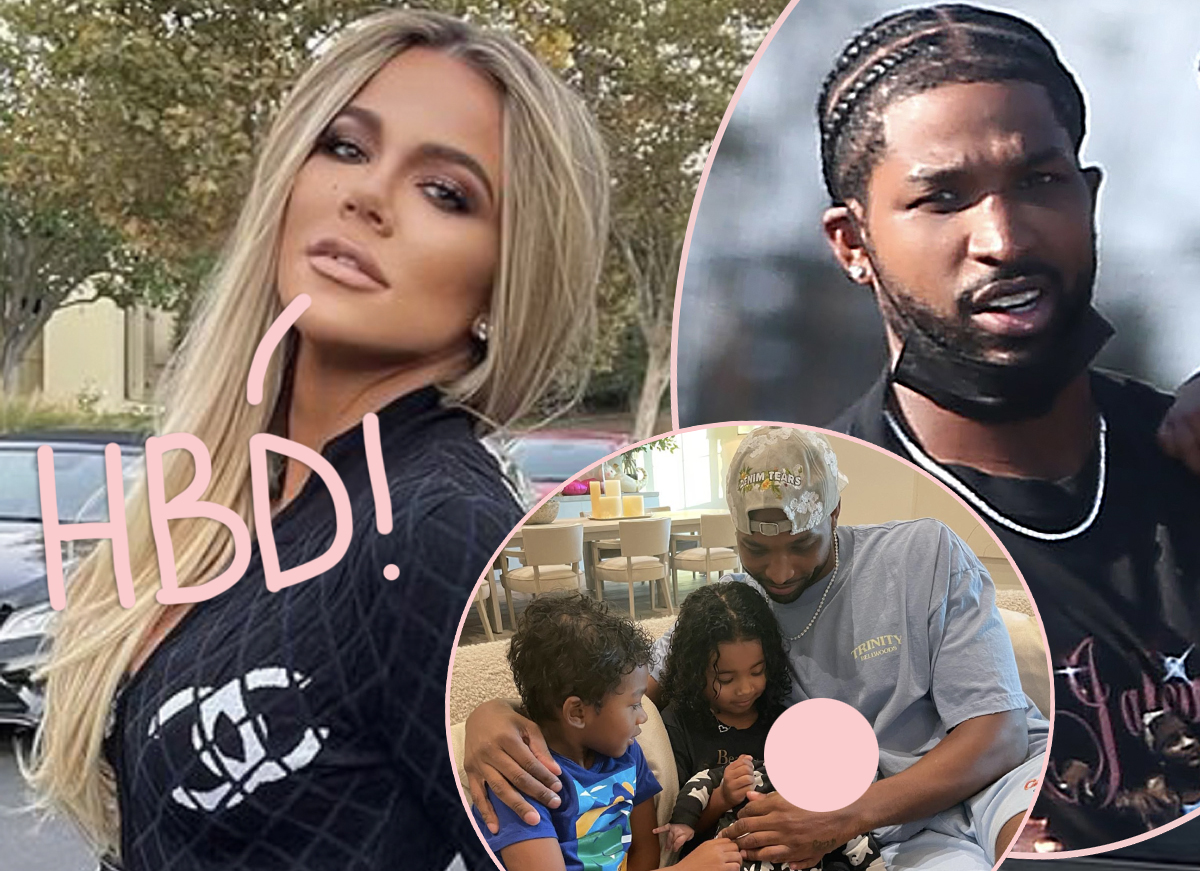 #Khloé Kardashian Gushes Over Cheatin’ Tristan Thompson & Shares GREAT New Shot Of Infant Son In Birthday Tribute!